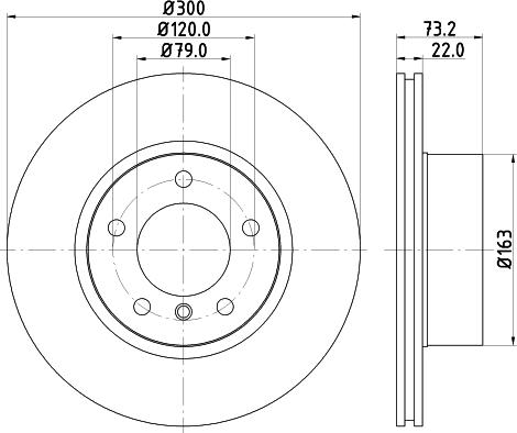 HELLA PAGID 8DD 355 118-041 - Əyləc Diski furqanavto.az