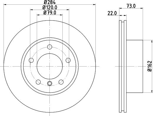 HELLA PAGID 8DD 355 118-031 - Əyləc Diski furqanavto.az