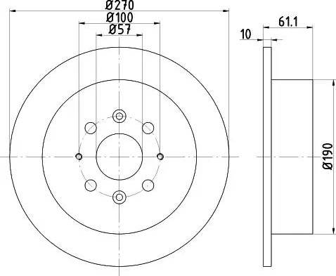 HELLA PAGID 8DD 355 112-831 - Əyləc Diski furqanavto.az