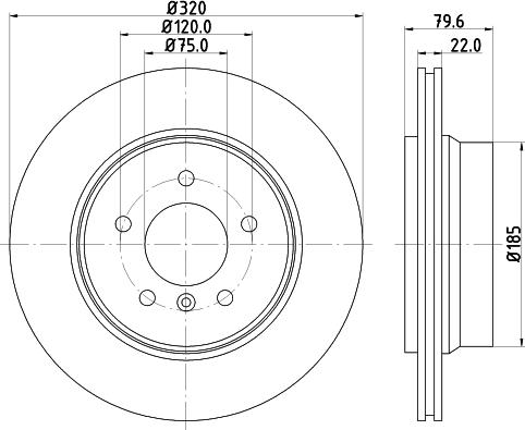 HELLA PAGID 8DD 355 123-881 - Əyləc Diski furqanavto.az