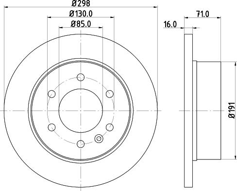 HELLA PAGID 8DD 355 124-321 - Əyləc Diski furqanavto.az