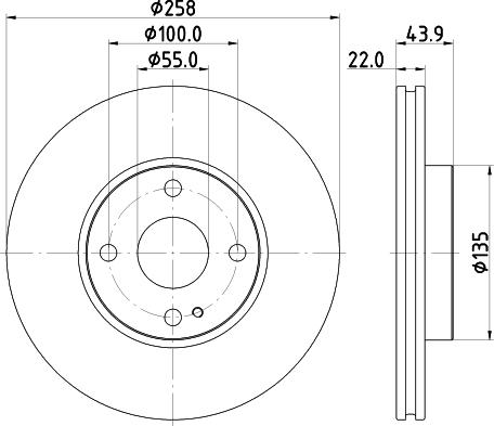 HELLA PAGID 8DD 355 131-821 - Əyləc Diski furqanavto.az