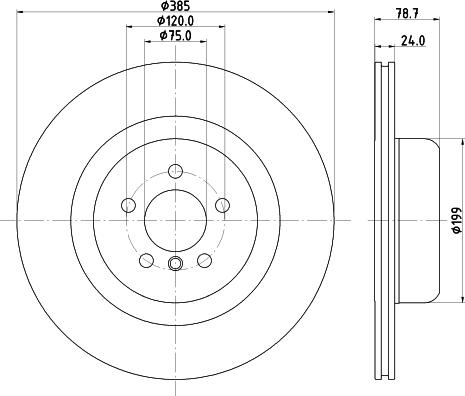 HELLA PAGID 8DD 355 133-001 - Əyləc Diski furqanavto.az