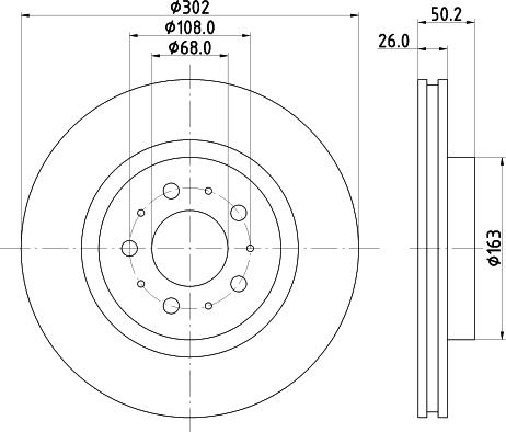 HELLA PAGID 8DD 355 126-002 - Əyləc Diski furqanavto.az