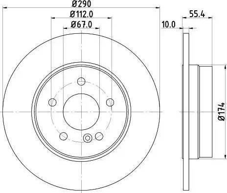 Fri.Tech. BD0152 - Əyləc Diski furqanavto.az