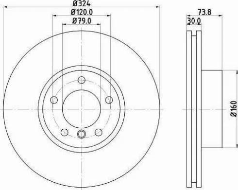 HELLA PAGID 8DD 355 121-031 - Əyləc Diski furqanavto.az