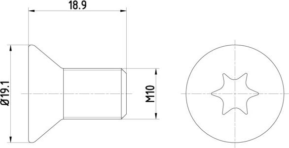 HELLA PAGID 8DZ 355 209-101 - Bolt, əyləc diski furqanavto.az