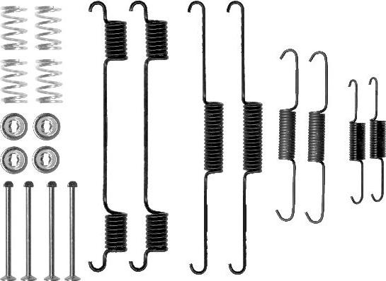 HELLA PAGID 8DZ 355 200-661 - Aksesuar dəsti, əyləc başlıqları furqanavto.az