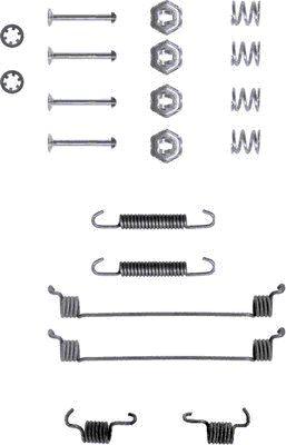 HELLA PAGID 8DZ 355 200-071 - Aksesuar dəsti, əyləc başlıqları furqanavto.az