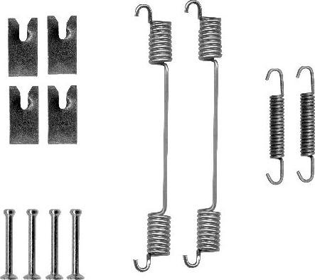 HELLA PAGID 8DZ 355 200-751 - Aksesuar dəsti, əyləc başlıqları furqanavto.az