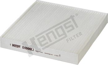 Hengst Filter E6990LI - Filtr, daxili hava furqanavto.az