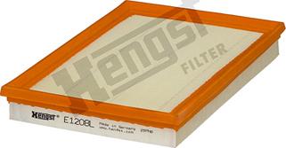 Hengst Filter E1208L - Hava filtri furqanavto.az