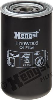 Hengst Filter H19WD05 - Hidravlik Filtr, avtomatik transmissiya furqanavto.az