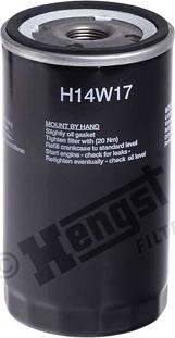 Hengst Filter H14W17 - Yağ filtri furqanavto.az