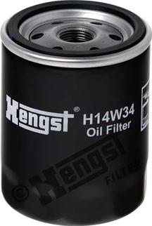 Hengst Filter H14W34 - Yağ filtri furqanavto.az