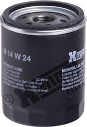 Hengst Filter H14W24 - Yağ filtri furqanavto.az