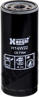 Hengst Filter H14W22 - Yağ filtri furqanavto.az