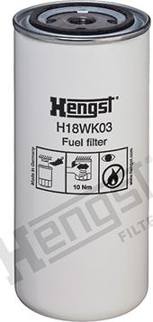 Hengst Filter H18WK03 - Yanacaq filtri www.furqanavto.az