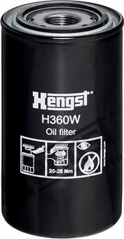 Hengst Filter H360W - Yağ filtri furqanavto.az