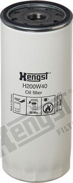 Hengst Filter H200W40 - Yağ filtri furqanavto.az