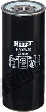 Hengst Filter H200W20 - Yağ filtri furqanavto.az