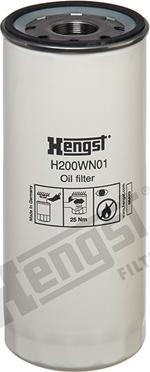 Hengst Filter H200WN01 - Yağ filtri furqanavto.az