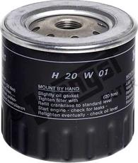 Hengst Filter H20W01 - Yağ filtri furqanavto.az