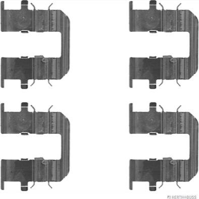 Herth+Buss Jakoparts J3660515 - Disk əyləc pedləri üçün aksesuar dəsti furqanavto.az