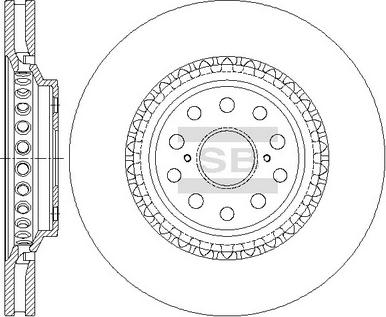 Hi-Q SD4655 - Əyləc Diski furqanavto.az