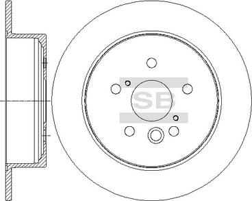 Hi-Q SD4623 - Əyləc Diski furqanavto.az