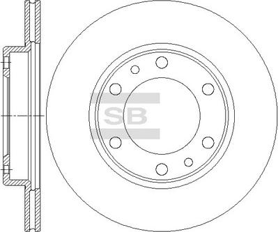 Hi-Q SD4672 - Əyləc Diski furqanavto.az