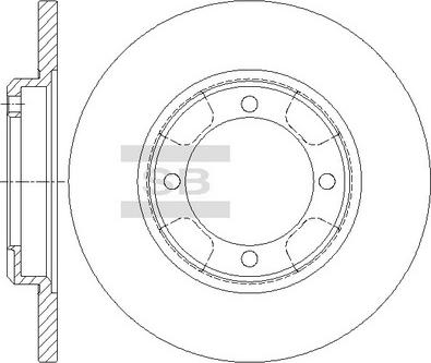 Hi-Q SD4340 - Əyləc Diski furqanavto.az