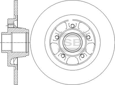 Hi-Q SD3063 - Əyləc Diski furqanavto.az