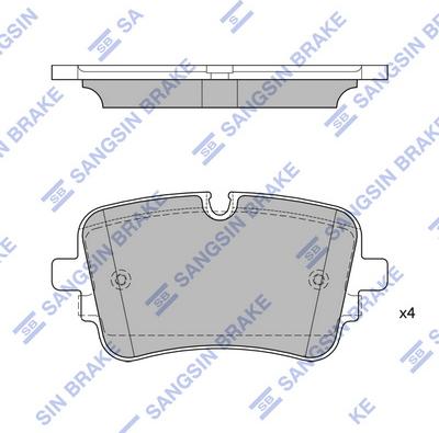 Hi-Q SP4475 - Əyləc altlığı dəsti, əyləc diski furqanavto.az