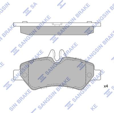 Hi-Q SP1562 - Əyləc altlığı dəsti, əyləc diski www.furqanavto.az