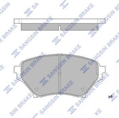 Hi-Q SP1524 - Əyləc altlığı dəsti, əyləc diski furqanavto.az