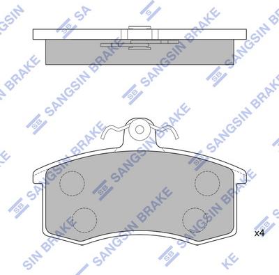 Hi-Q SP1165 - Əyləc altlığı dəsti, əyləc diski furqanavto.az