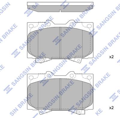 Hi-Q SP1379 - Əyləc altlığı dəsti, əyləc diski furqanavto.az