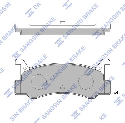 Hi-Q SP1215 - Əyləc altlığı dəsti, əyləc diski furqanavto.az