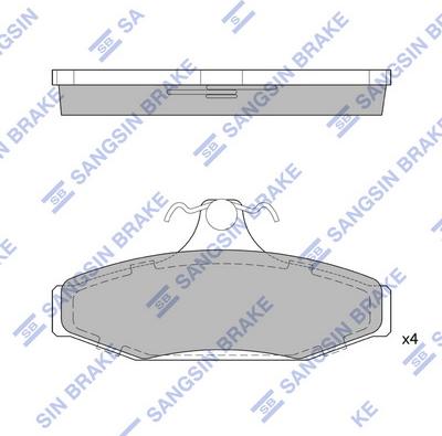 Hi-Q SP1210A - Əyləc altlığı dəsti, əyləc diski furqanavto.az