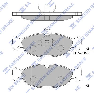 Hi-Q SP1220 - Əyləc altlığı dəsti, əyləc diski furqanavto.az