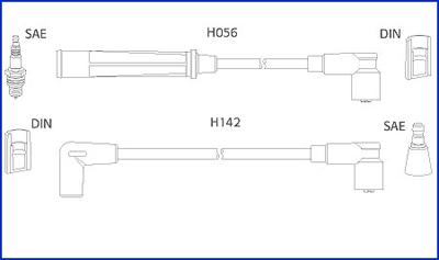 Hitachi 134439 - Alovlanma kabeli dəsti furqanavto.az