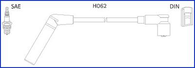 Hitachi 134478 - Alovlanma kabeli dəsti furqanavto.az