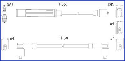 Hitachi 134473 - Alovlanma kabeli dəsti furqanavto.az