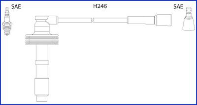 Hitachi 134560 - Alovlanma kabeli dəsti furqanavto.az
