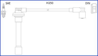 Hitachi 134520 - Alovlanma kabeli dəsti furqanavto.az