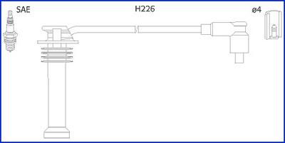 Hitachi 134672 - Alovlanma kabeli dəsti furqanavto.az