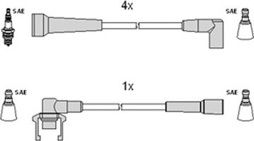 Hitachi 134371 - Alovlanma kabeli dəsti furqanavto.az