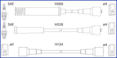 Hitachi 134203 - Alovlanma kabeli dəsti furqanavto.az