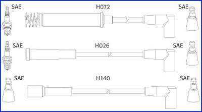 Hitachi 134202 - Alovlanma kabeli dəsti furqanavto.az